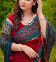 4310 - Premium Silk Batik Saree Code
